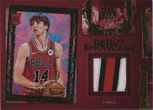 Matas Buzelis 2024-25 Panini Court Kings RC Art Nouveau Patch #AN 