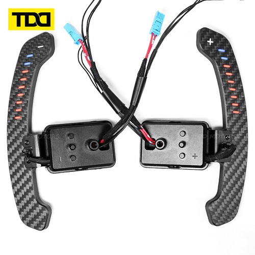 Carbon Fiber Steering Wheel Magnetic LED Paddle Shifters for BMW 2 3 4 5 Series - Bild 4 von 6