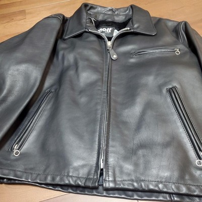 Schott 642 Single Riders Jacket Size 44 Black Leather | eBay 