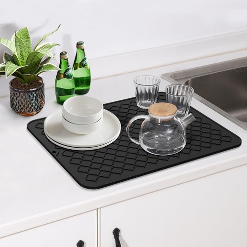 Silicone Dish Drying Mat Thickened High Purity Silicone Drying Mat Heat Resistan - Picture 6 of 15
