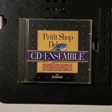 The Print Shop Deluxe CD Ensemble Br derbund Software For Vintage Computers