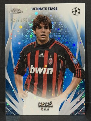 2023-24 Topps Chrome UEFA Club Competitions Kaka Ultimate Stage Blue /150