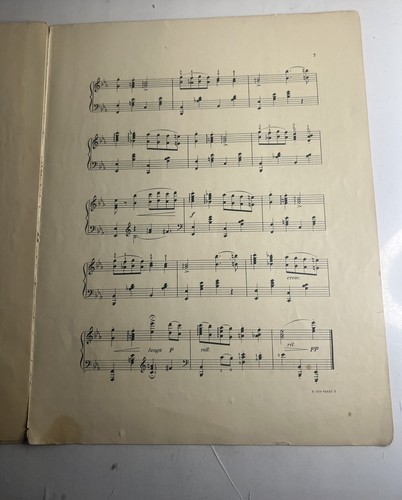Vintage Sheet Music: Forget-me-nots by H Engelmann 1904 - Imagen 8 de 10