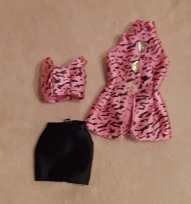 Puppenkleidung Bluse, Rock, für ''Barbie'' Puppe /Modepuppe - ohne Puppe -