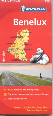 Michelin Map # 714 - Benelux: Belgium, The Netherlands, Luxembourg