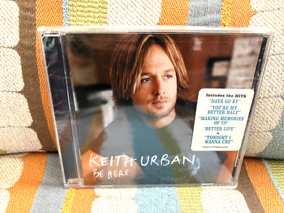 FACTORY SEALED CD Keith Urban Be Here with original ''hype'' sticker FREE SHIPPING