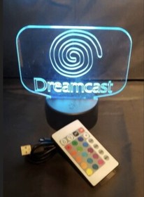SEGA Dreamcast 3D LED Acrylic Lighted Lamp 8 Colors+Remote (Show It Off)