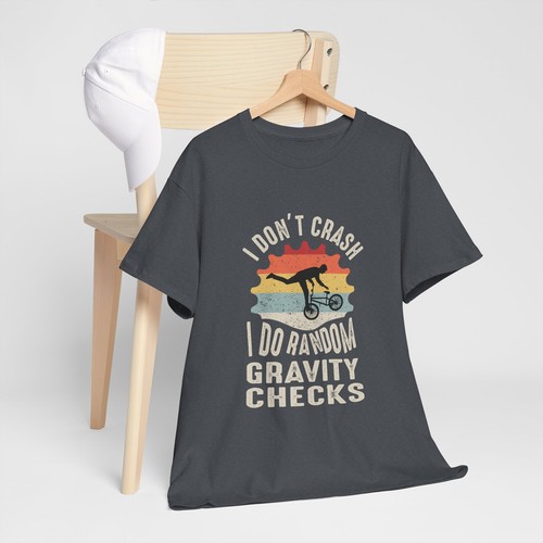 Radfahren Fahrrad Unisex Heavy Cotton Tee T-Shirt "Gravity Checks" - Bild 67 von 118