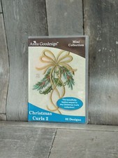 Christmas Curls 2 Anita Goodesign Embroidery Machine Design CD