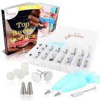 Cake Decorating Piping Tip 41 Piece Cake Baking Supplies Decorating Set 32 Ic... on sale Cake Decorating Piping Tip 41 Piece Cake Baking Supplies Decorating Set 32 Ic... on sale