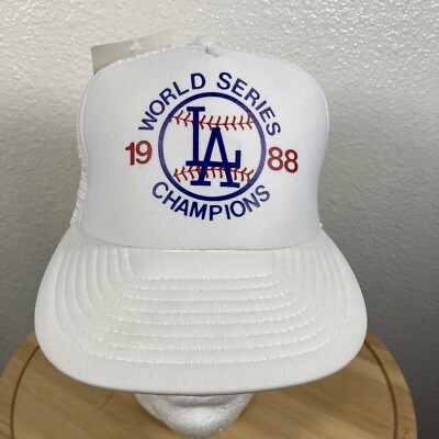 Dodgers Hat Adjustable NEW Vintage 80s 90s Los Angeles World