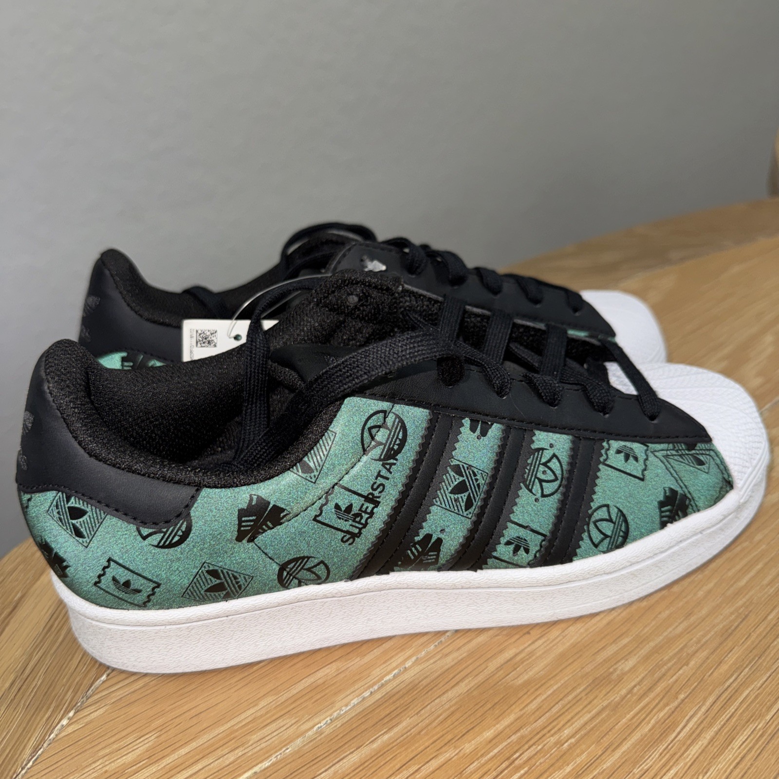 adidas Superstar Monogram Logo - Black GX8412 Brand Size Men
