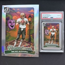 2025 Panini Donruss - Downtown - Archie Manning #5  PSA 10 + OVERSIZED