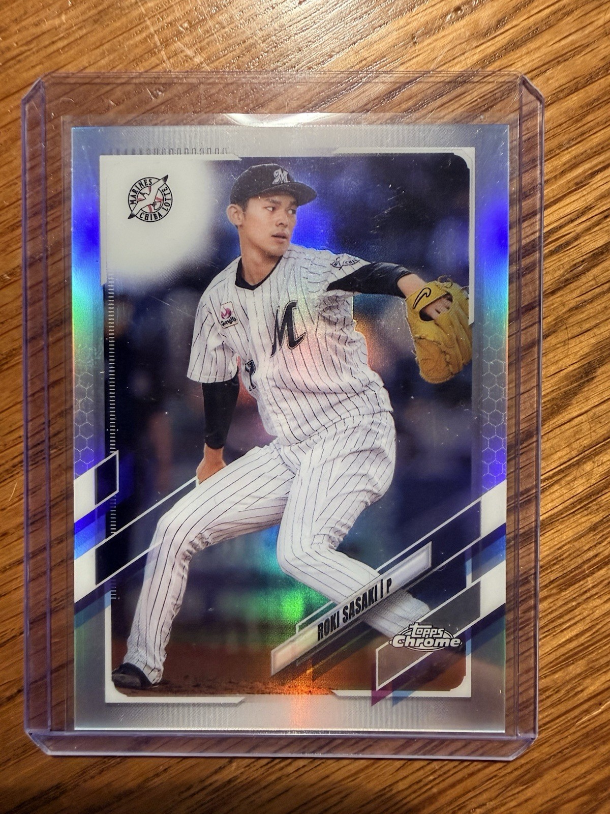 2021 Topps Chrome NPB Nippon Professional Baseball - Roki Sasaki #194 Refractor
