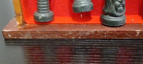 Antique Japanese Chess Set Folding Board Game Case Vtg Asian Chinese. - Picture 14 of 18