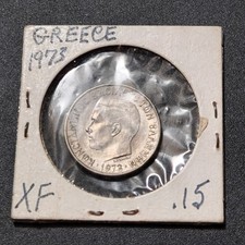 1973 Greece 2 Drachmai Coin - KM# 99