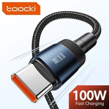 USB-C PD 100W Fast Charging Cable for iPhone 15 16 17 Galaxy Xiaomi