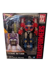 2016 Hasbro Transformers Titans Return Figure - Optimus Prime & Diac NIB