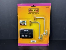 MTH RailKing 30-1089-1 single lamp operating traffic light set NEW