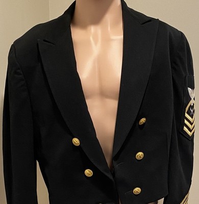 US Navy Formal Dinner Dress Blue Uniform Jacket Tunic Yeoman Chief YNC | eBay US Navy Formal Dinner Dress Blue Uniform Jacket Tunic Yeoman Chief YNC | eBay