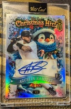 2025 Wild Card Holiday Hits Augustin Ramirez True 1/1 Christmas Hit Auto Rookie!