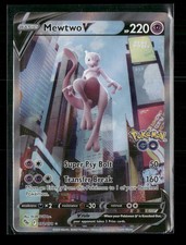 Mewtwo V (Alternate Full Art) Pokemon GO #072/078