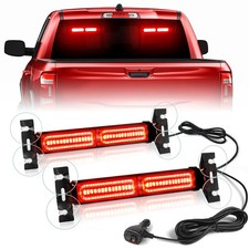 1002l Emergency Strobe Traffic Advisor Light Bar 40 Led Dash 11 Red 1002l Emergency Strobe Traffic Advisor Light Bar 40 Led Dash 11 Red