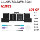 ❤️LOT OF Replace Battery For Apple MacBook Pro 15 A1990 2018 2019 A1953 83.6Wh