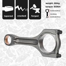 Pleuel f�r BMW MINI 2.0 X1 X3 CLUBMAN PACEMAN R56 R61 11247812641 11247812640