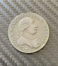 John Wilkinson Iron Master Halfpenny Token 1792 England 18th Century