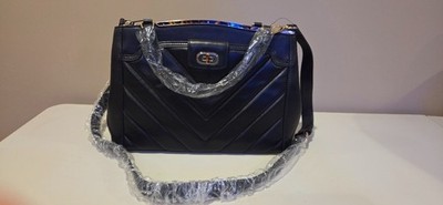 Talbots - New Quilted Nappa Leather Multi-Pocket Tote/Handbag