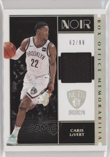 2019-20 Panini Noir Box Office Memorabilia 62/99 Caris LeVert #BM-CLV 0c6