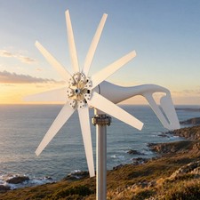 2000w 8 Blades Wind Turbine Generator Kit 24v Windmill Wcontroller Home Power