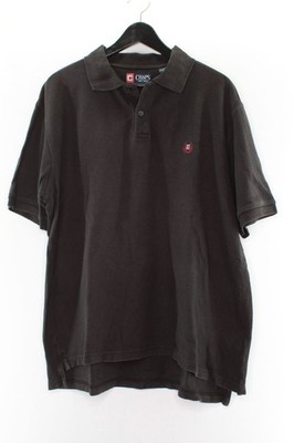 Chaps by Ralph Lauren Herren Poloshirt Gr. XL Schwarz Baumwolle #GP-22