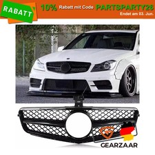 Kühlergrill Kühlergitter Waben Sport für Mercedes S204 2007–2014 Glanz Schwarz Kühlergrill Kühlergitter Waben Sport für Mercedes S204 2007–2014 Glanz Schwarz