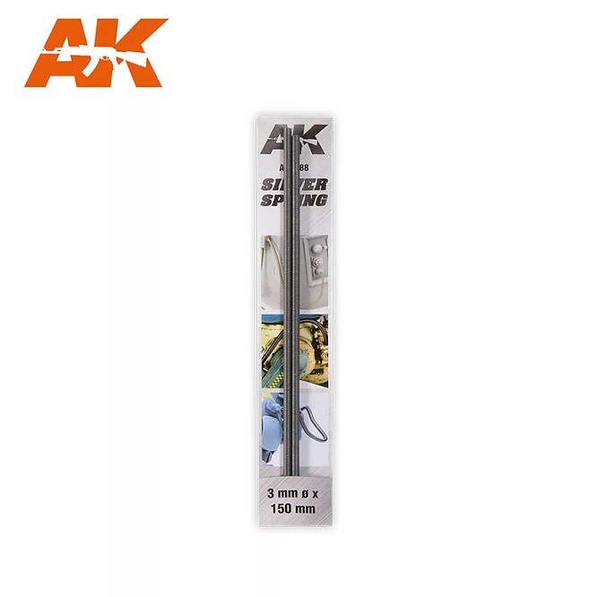 Ak Interactive AK9188 - Silver Spring 3mm - New