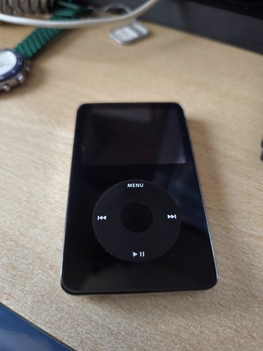 APPLE IPOD CLASSIC 5TH GENERAZIONE 30GB A1136 NERO TESTED WORKING LETTORE MP3 - Imagen 9 de 13