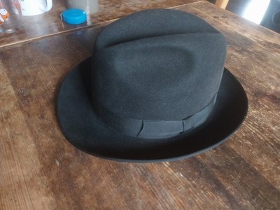 Wegener Royal Fedora Filzhut (1966)   Gr.57   Jubiläums-Edition Julius Keudel