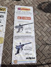 Banner Planet Eclipse/Paintball Planet Shocker Bushmaster - De colección, Como Nuevo