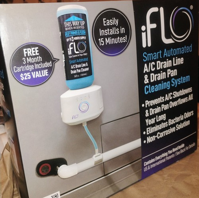 #ad iFLO Smart AC Drain Line amp; Pan Cleaner 3‑Month Supply HVAC Maintenance App $61.00