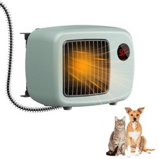 600W Dog House Heater,Anti-Bite Cord Heated Dog House,Wall-Mounted Dog Heater...