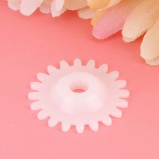 5 Pcs White Plastic Gear Knitting Machine Accessory For Silver Reed Tools