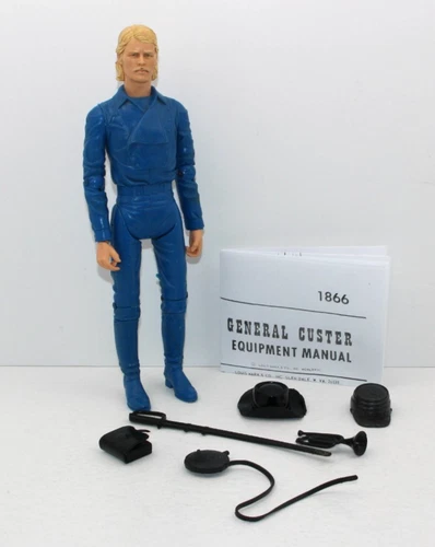 Marx Johnny West Series #1866 General Custer Action Figure w Accessories FAF 112