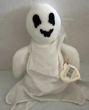 TY Beanie Baby - SHEETS the Ghost 7 inch - MWMT's Stuffed Animal