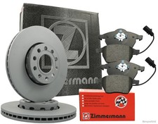 Zimmermann Bremsenset vorne Bremsscheiben + Bremsbeläge + Kontakt für VAG,