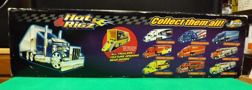 Jada Toys Hot Rigz Peterbilt American Flag Hauler 23152 - Semi USA 1:32 *READ* - Image 4 of 4