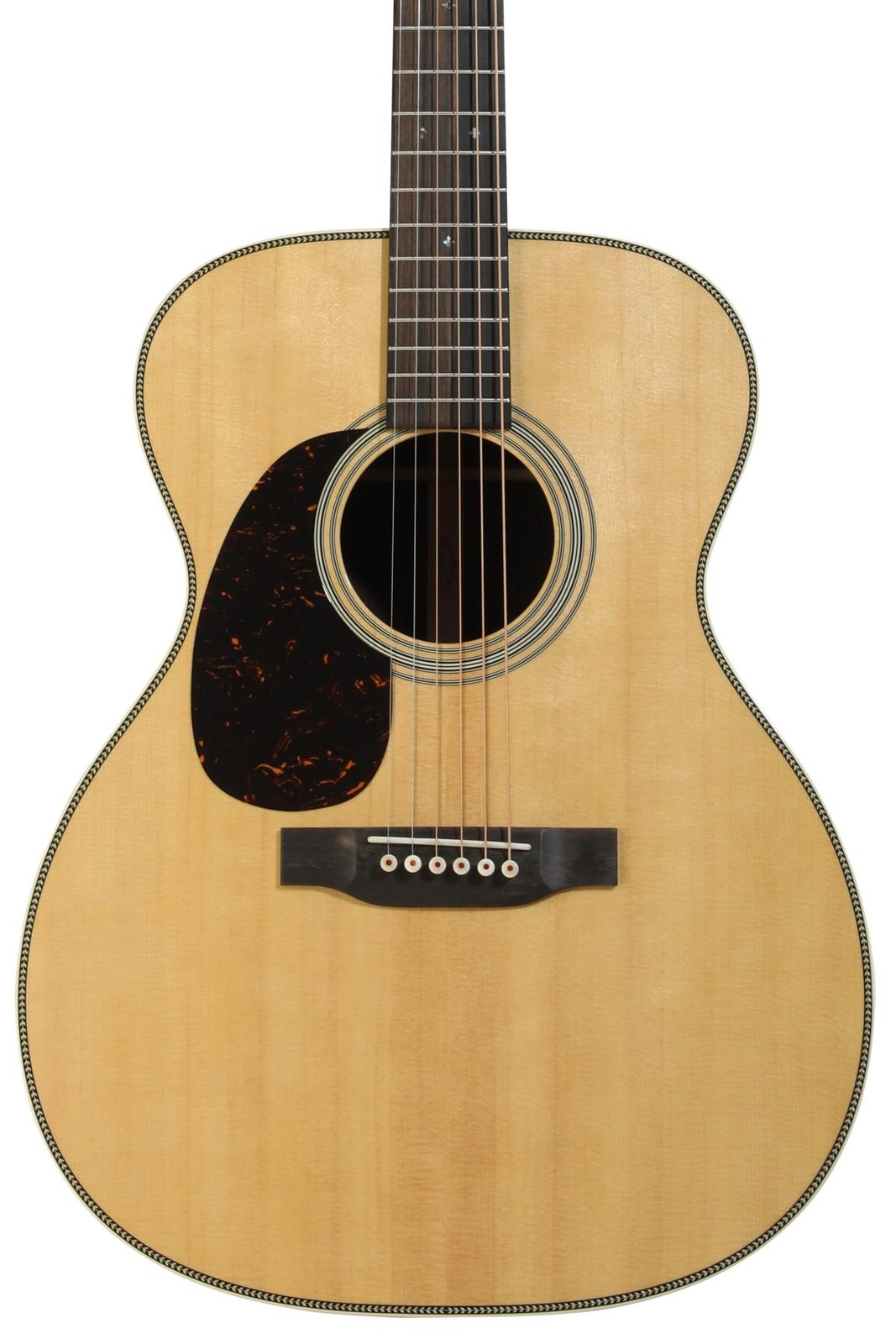 Акустическая гитара Martin 000-28 стандартной серии для левой руки - натуральная состаренная 592790₽