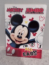 2017 Mickey Mouse Coloring Book Activity Book New Unused Jumbo Book By Beldon