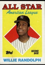 Willie Randolph 1988 Topps New York Yankees #387