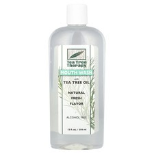 Mouthwash with Tea Tree Oil, Alcohol Free, Natural Fresh, 12 fl oz 354 ml 